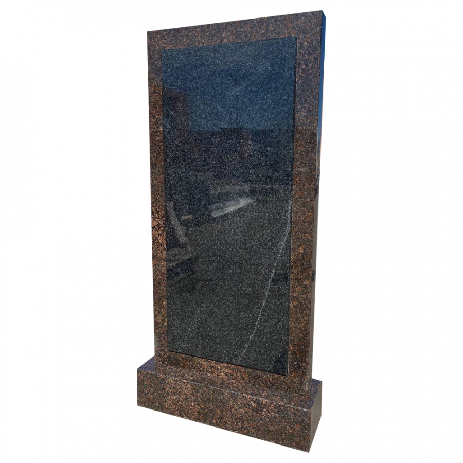 Памятник вертикальный со вставкой № 57