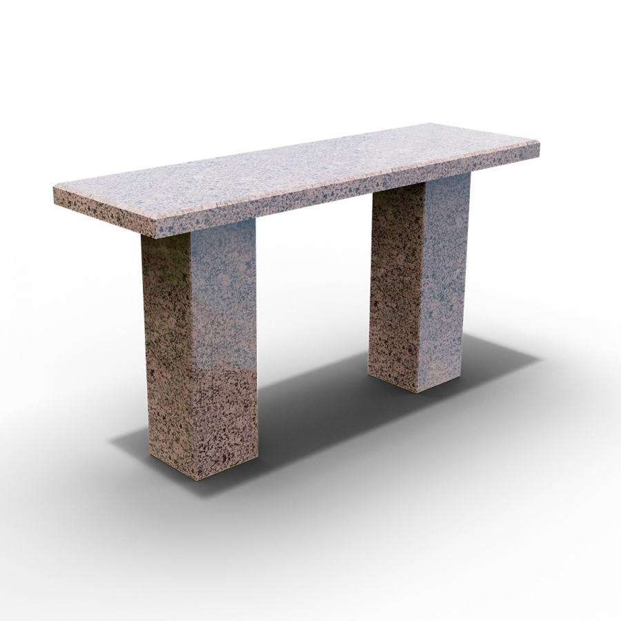 Скамейка на могилу из гранита возрождение