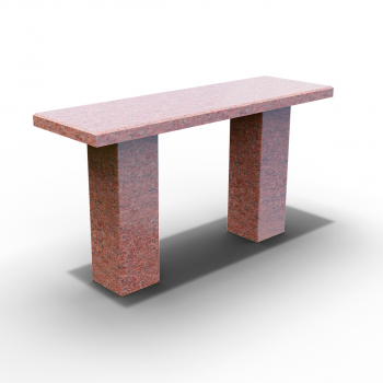 Скамейка на могилу из гранита винга