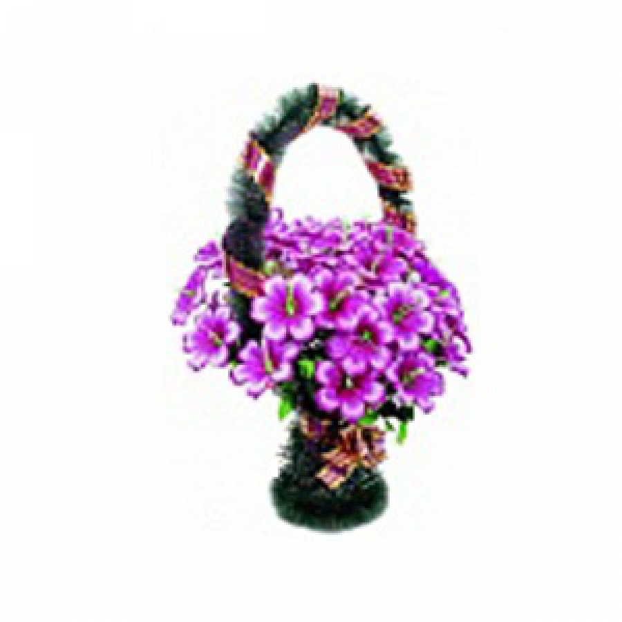 Корзина с цветами на могилу № 1