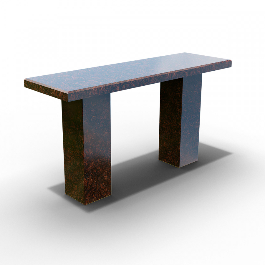 Скамейка на могилу из гранита елизовский