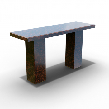 Скамейка на могилу из гранита елизовский