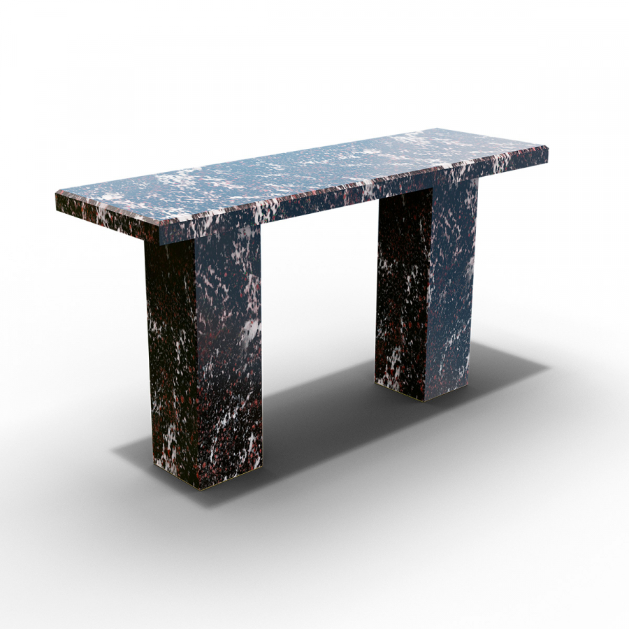 Скамейка на могилу из гранита амфиболит