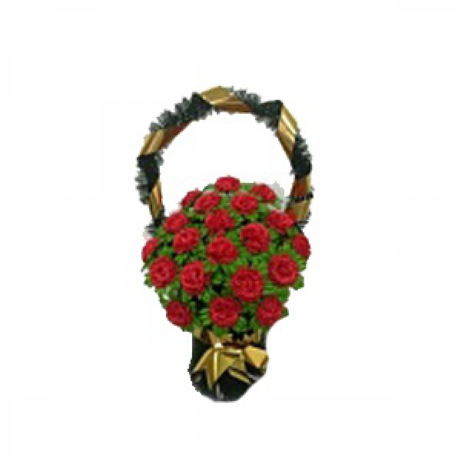 Корзина с цветами на могилу № 2