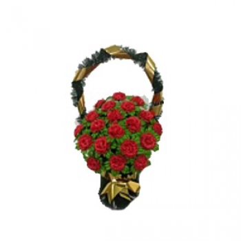 Корзина с цветами на могилу № 2