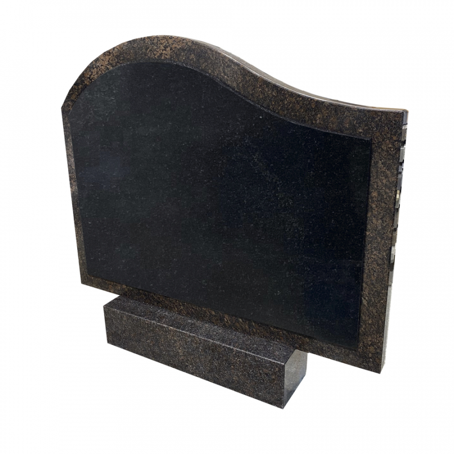 Памятник горизонтальный со вставкой № 13