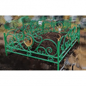 Ограда на могилу металлическая № 32