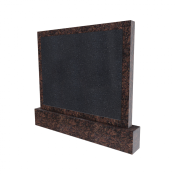 Памятник горизонтальный со вставкой № 57