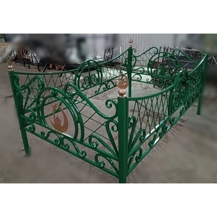 Ограда на могилу металлическая № 31